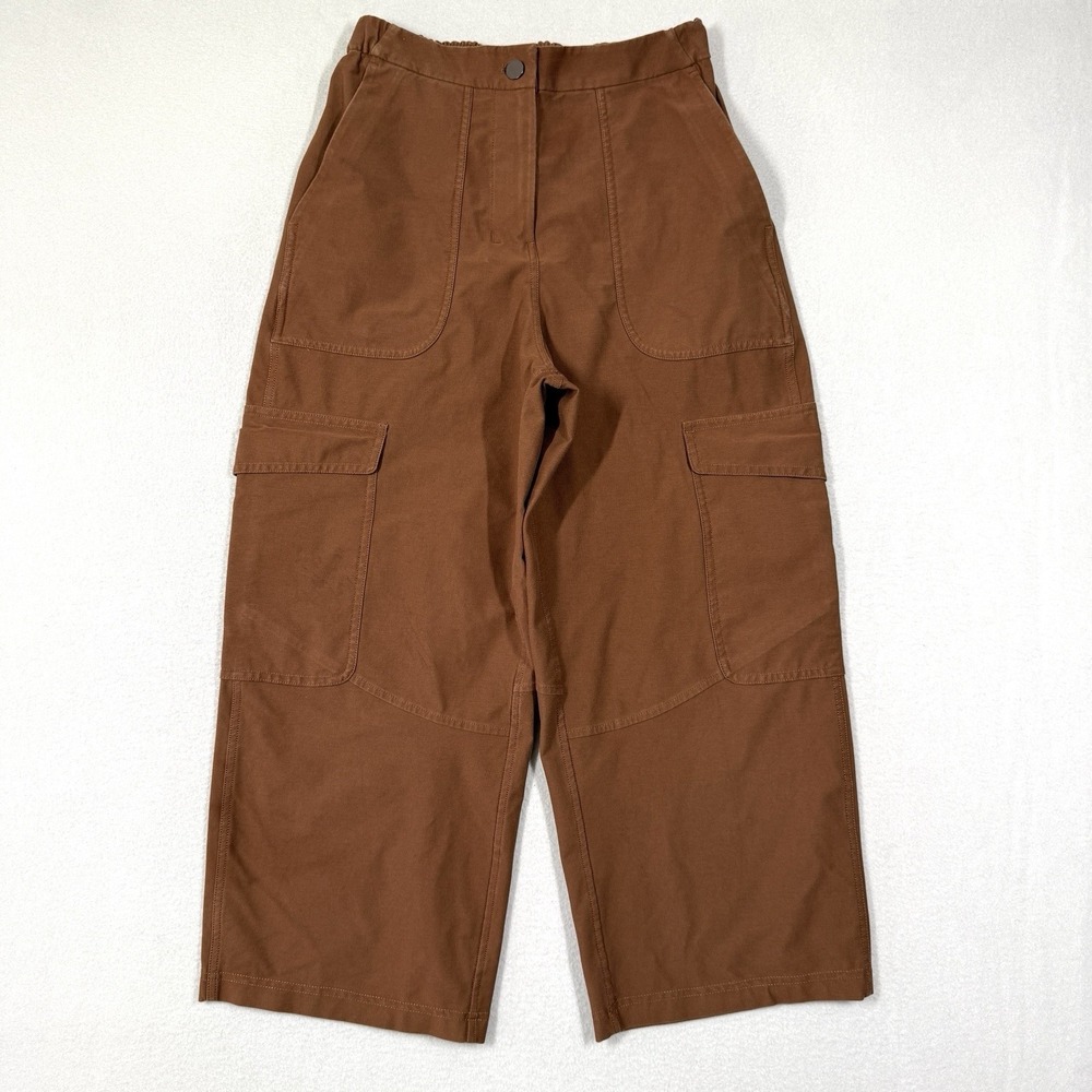Lululemon Pants Womens 26 Light Utilitech Cargo Pocket High Rise Crop Pant Brown